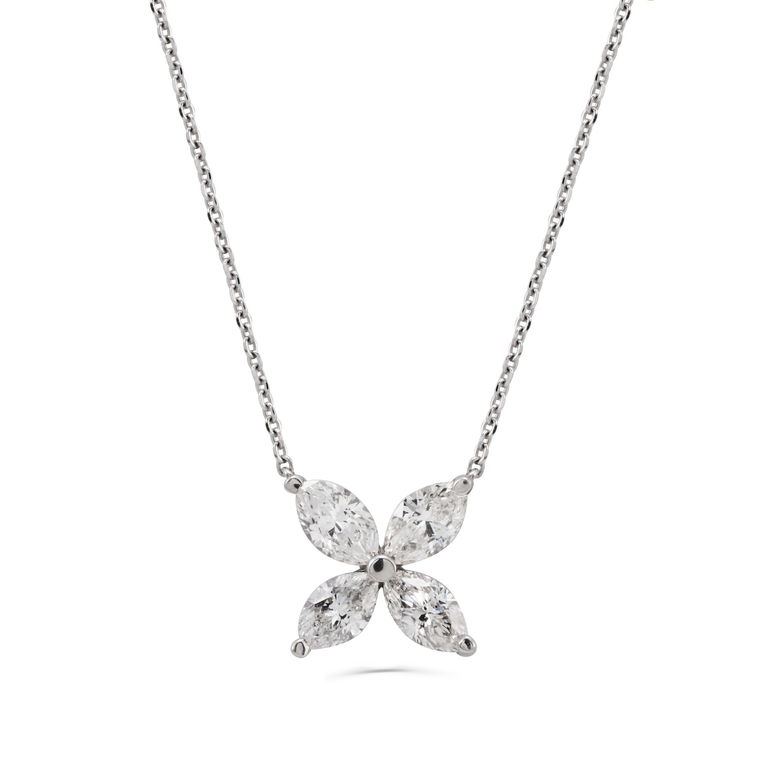 Diamond Butterflies Necklace